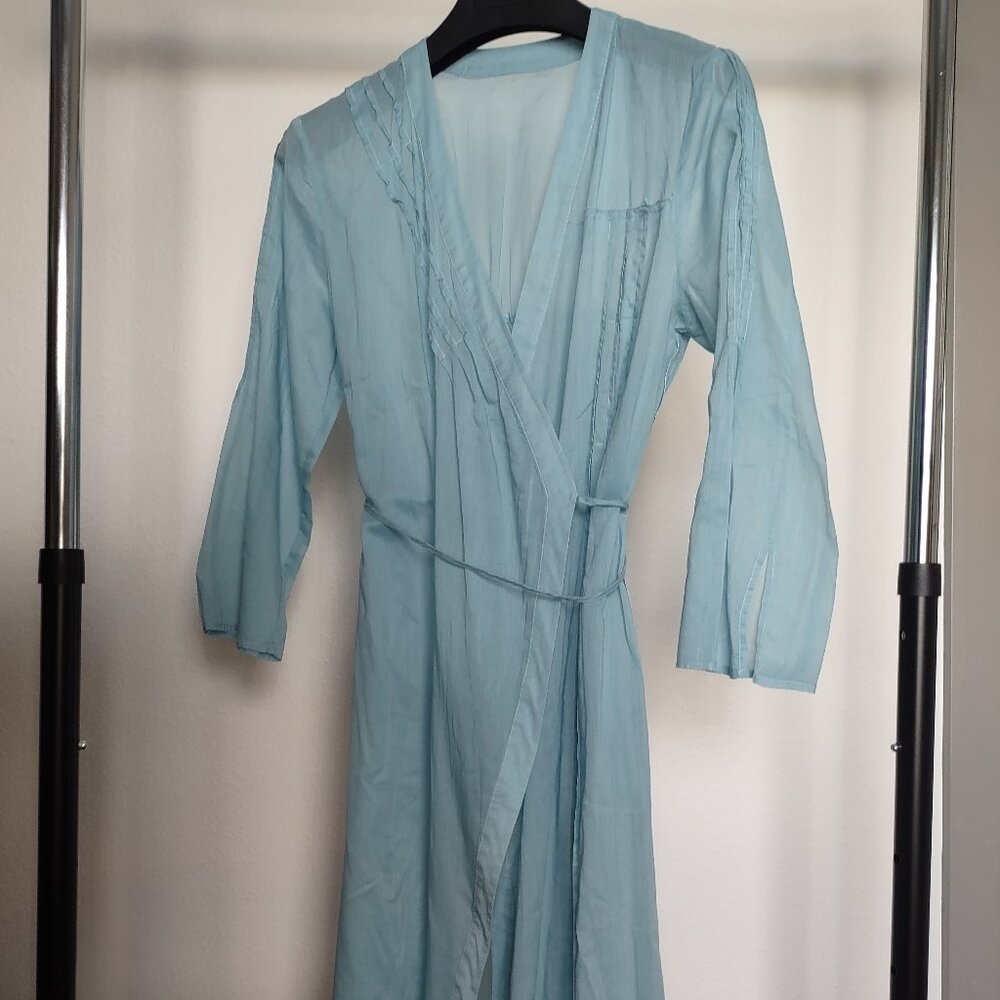 Designer boho wrap dress cover up